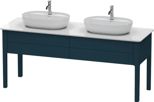 Duravit Waschtischunterschrank bodenstehend „Luv“ 173,3 × 74,3 × 57 cm Nachtblau Seidenmatt Duravit Waschtischunterschrank bodenstehend „Luv“ 173,3 × 74,3 × 57 cm Nachtblau Seidenmatt