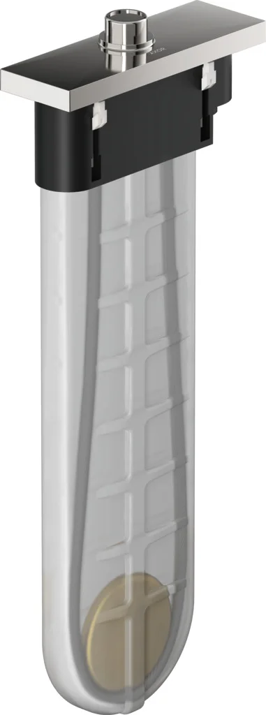 Hansgrohe sBox square Axor chrom - Wannenrandset mit Schlauchbox, Brauseschlauch und Rosette, DN15, leise, leichtgängig, geschützt, max. Ausziehänge 1,45 m