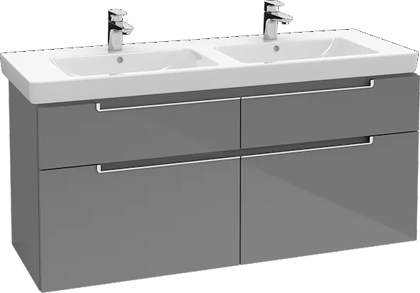 Villeroy & Boch Subway 2.0 Waschbeckenunterschrank A91710, 1287 x 590 x 449 mm, Glossy Grey Villeroy & Boch Subway 2.0 Waschbeckenunterschrank A91710, 1287 x 590 x 449 mm, Glossy Grey