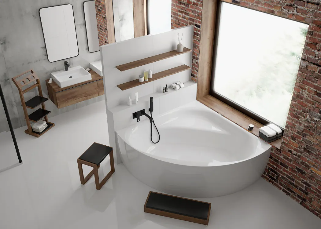 Hoesch iSensi Eck 1500x1500 Monolith mit Überlaufschlitz und Klick-Klack Siphon, Weiß Hoesch iSensi Eck 1500x1500 Monolith mit Überlaufschlitz und Klick-Klack Siphon, Weiß