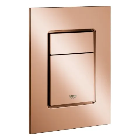 WC-Betätigung Skate Cosmopolitan S 37535, 2-Mengen- und Start & Stopp-Betätigung, 130 x 172 mm, für kleinen Revisionsschacht, senkrechte Montage, chrom WC-Betätigung Skate Cosmopolitan S 37535, 2-Mengen- und Start & Stopp-Betätigung, 130 x 172 mm, für kleinen Revisionsschacht, senkrechte Montage, chrom