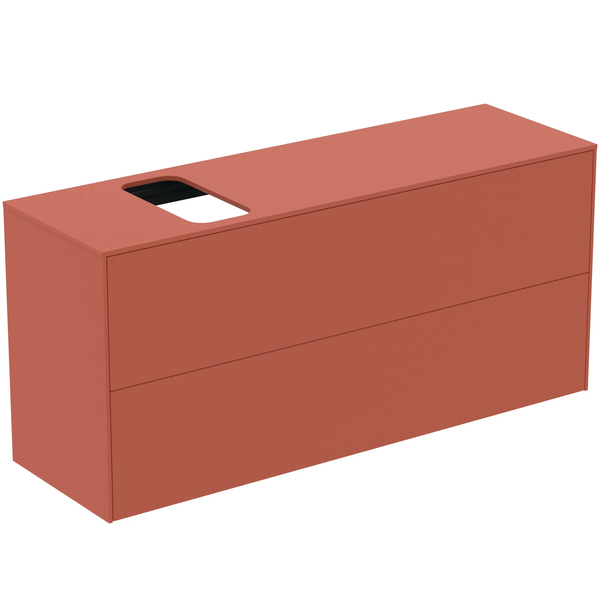 Ideal Standard Waschtischunterschrank „Conca“ 120,2 × 55 × 37,3 cm Sunset matt lackiert Ideal Standard Waschtischunterschrank „Conca“ 120,2 × 55 × 37,3 cm Sunset matt lackiert