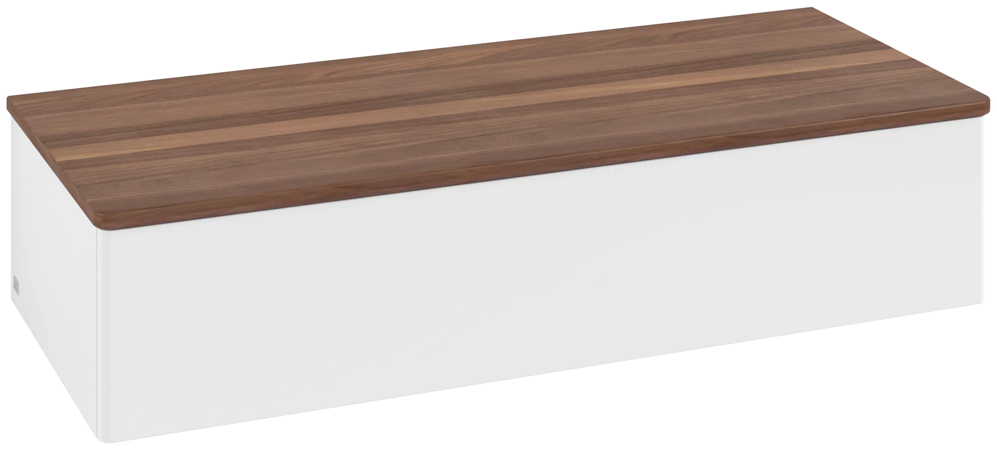 Villeroy & Boch Antao L41 Sideboard, 1200x268x500mm, White Matt Lacquer / Warm Walnut Villeroy & Boch Antao L41 Sideboard, 1200x268x500mm, White Matt Lacquer / Warm Walnut