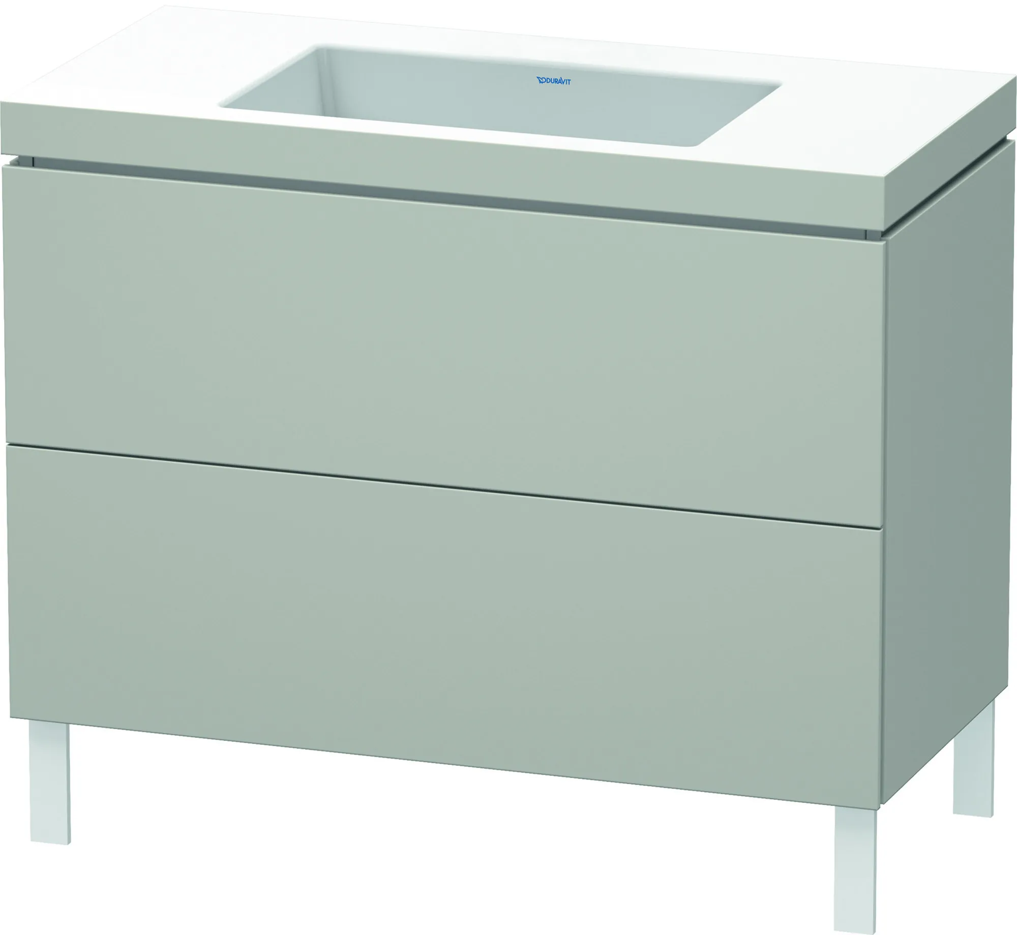 Duravit Set bodenstehend „L-Cube“ 100 × 48 × 69,8 cm Duravit Set bodenstehend „L-Cube“ 100 × 48 × 69,8 cm
