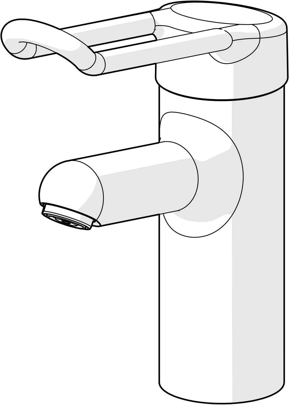 HansaMEDIPRO Waschtischarmatur Einhebelmischer HansaMEDIPRO 0162 Kupferrohr Bügelhebel lang Ausladung 120 Chrom HansaMEDIPRO Waschtischarmatur Einhebelmischer HansaMEDIPRO 0162 Kupferrohr Bügelhebel lang Ausladung 120 Chrom