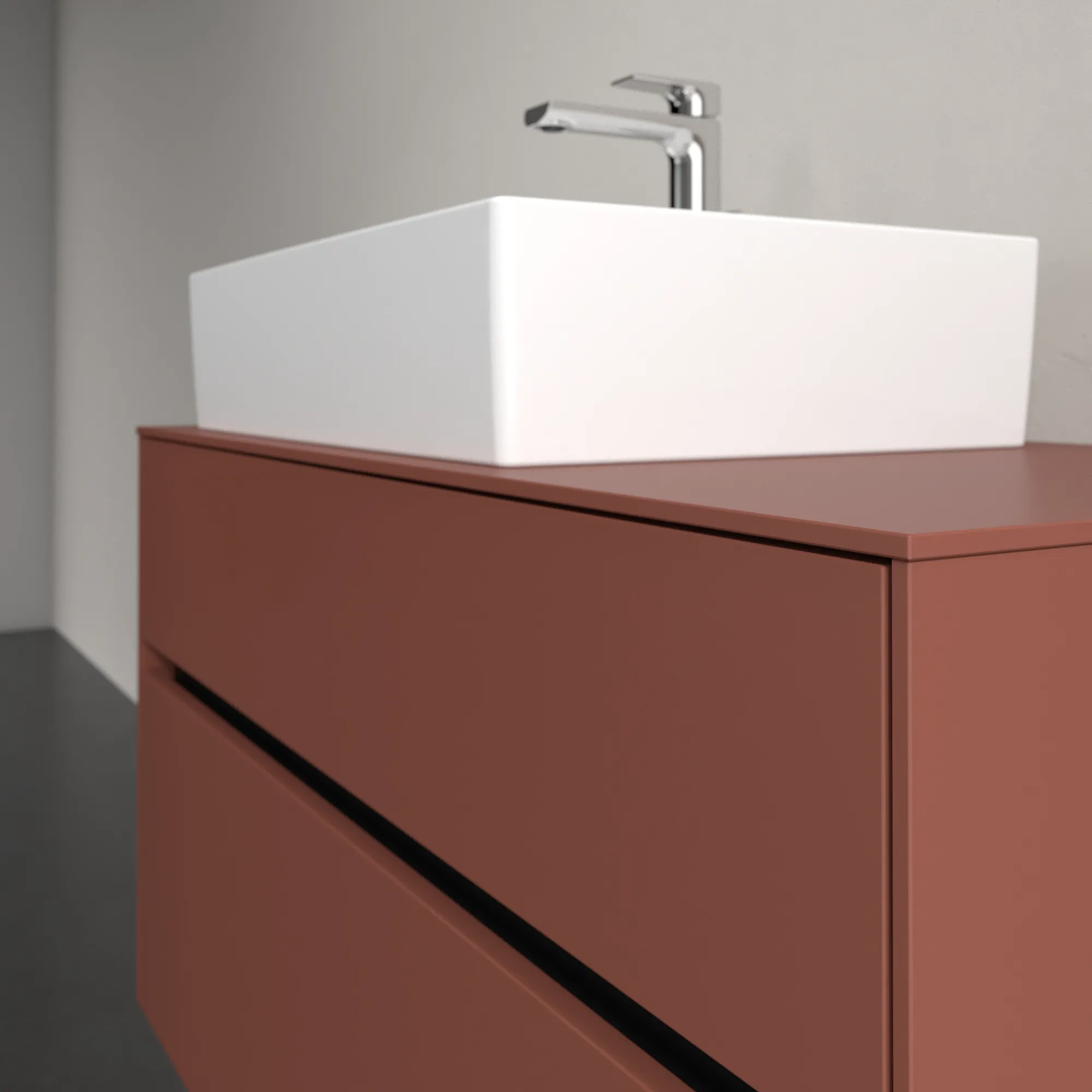 Villeroy & Boch Collaro Waschbeckenunterschrank C126B0, 1000x548x500mm, Wine Red Villeroy & Boch Collaro Waschbeckenunterschrank C126B0, 1000x548x500mm, Wine Red