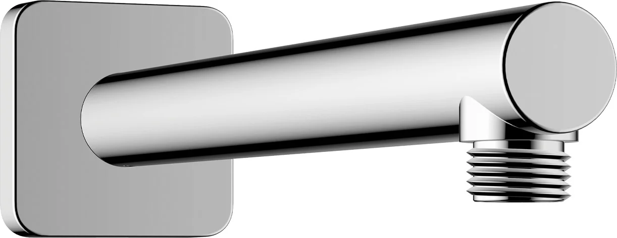 Hansgrohe Vernis Shape Brausearm, Chrom, 240 mm Länge, 90° Winkel, Aufputzmontage