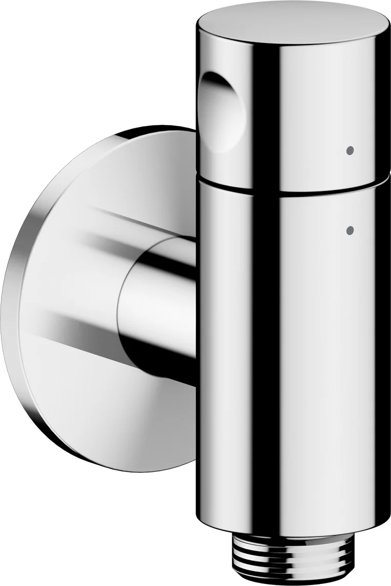 Hansgrohe AXOR One Wandanschluss Stop mit Absperrventil Chrom, DN15, Rückflussverhinderer, max. Durchfluss 21,8 l/min