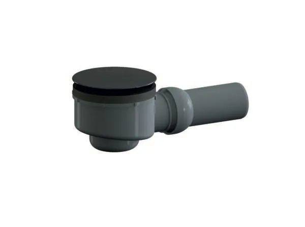 Duschwannenablauf ORIO, Haube schwarz matt, DN 50