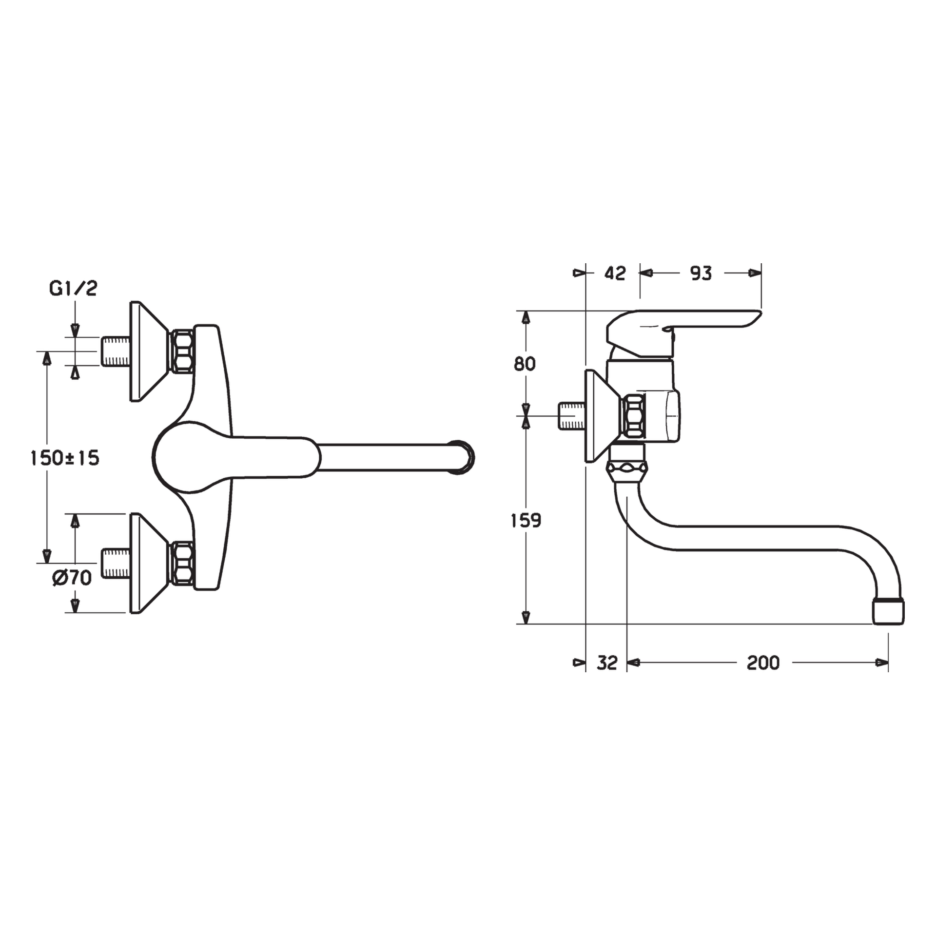 Hansa Einhand-Küchenarmatur „Vantis“ Ausladung 232 mm in chrom Hansa Einhand-Küchenarmatur „Vantis“ Ausladung 232 mm in chrom
