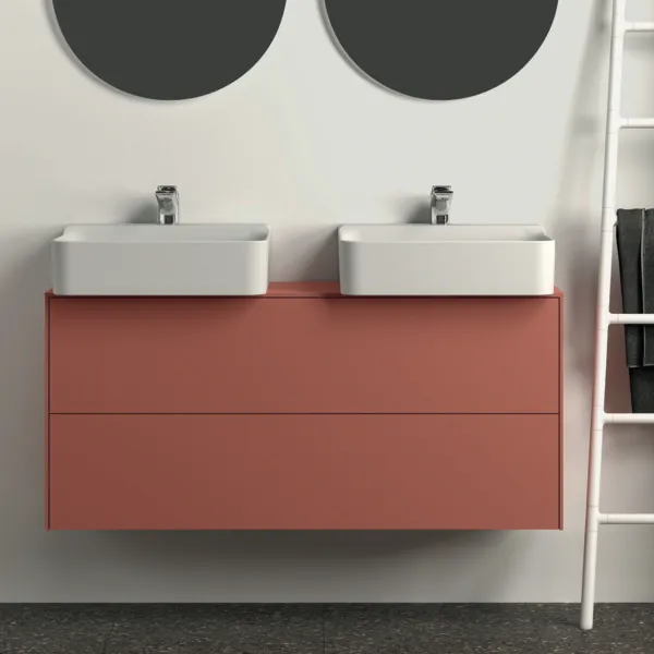 Ideal Standard Waschtischunterschrank „Conca“ 120,2 × 55 × 37,3 cm Sunset matt lackiert Ideal Standard Waschtischunterschrank „Conca“ 120,2 × 55 × 37,3 cm Sunset matt lackiert