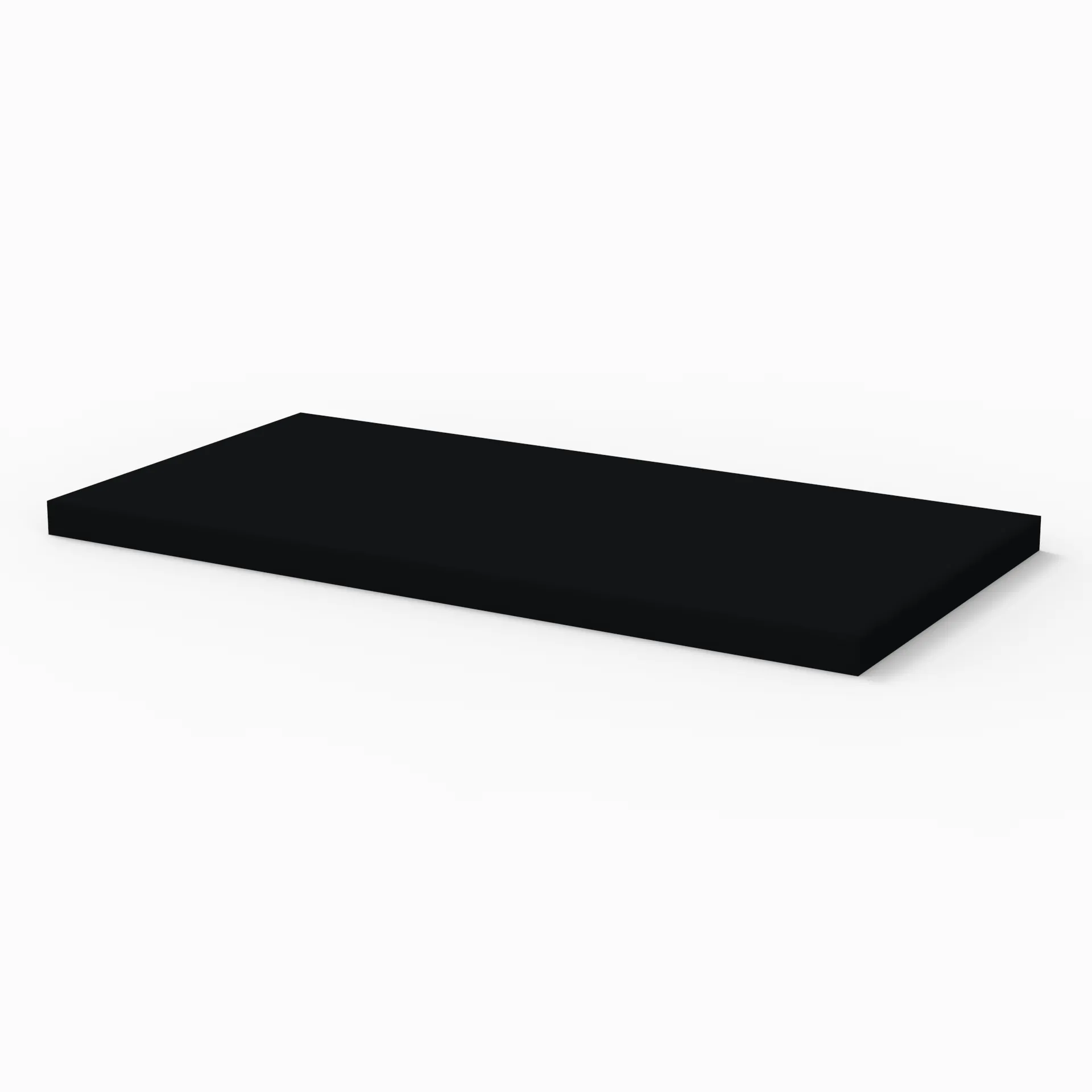 Sanipa Abdeckplatte „3way“ in Schwarz (matt), 402 × 202 × 16 mm