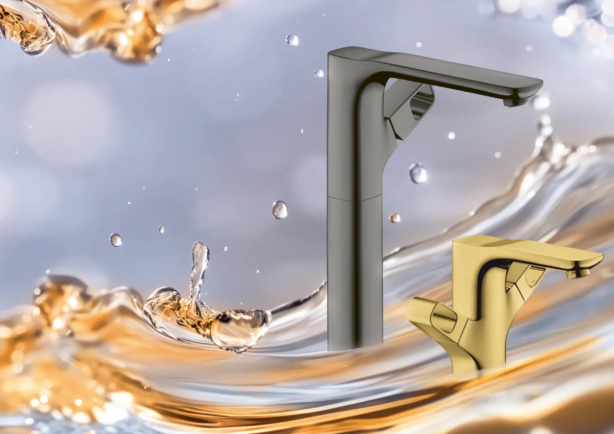 Hansgrohe AXOR Urquiola Einhebel-Waschtischmischer 280, Chrom, Ausladung 198 mm, Auslaufhöhe 280 mm, Bügelgriff, Normalstrahl, max. Durchfluss 5 l/min