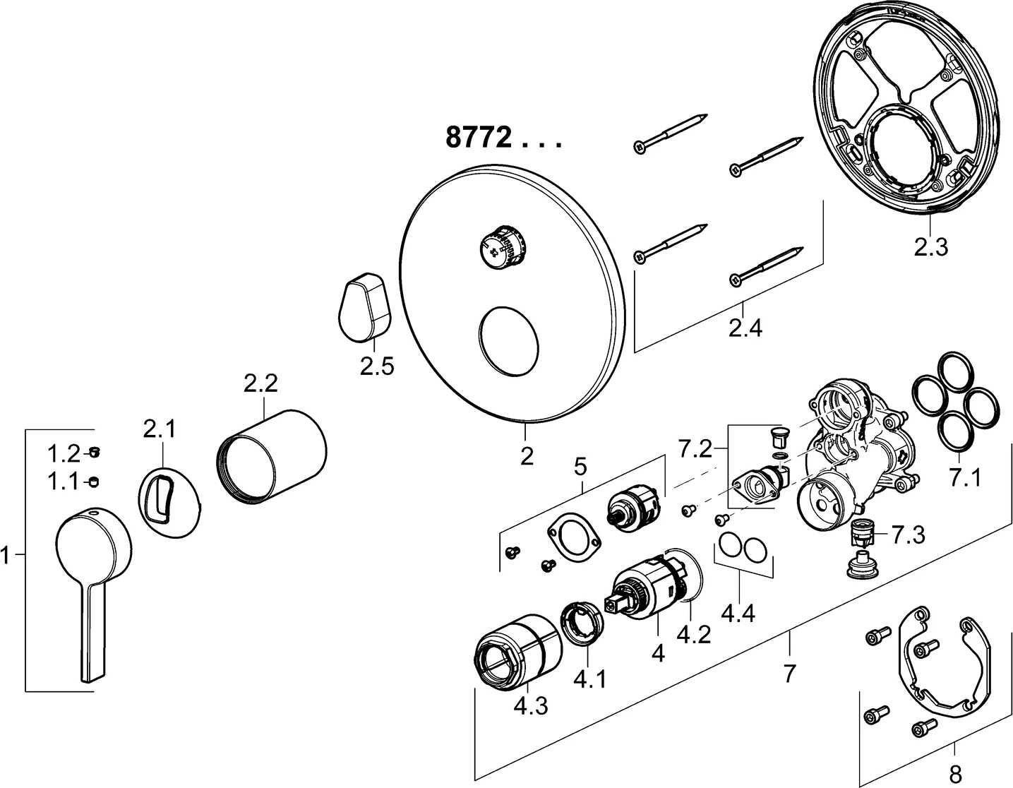 HansaLOFT Einhebelmischer Fertigmontageset für Wanne/Brause, Rosette rund mit Sicherungseinrichtung Chrom HansaLOFT Einhebelmischer Fertigmontageset für Wanne/Brause, Rosette rund mit Sicherungseinrichtung Chrom