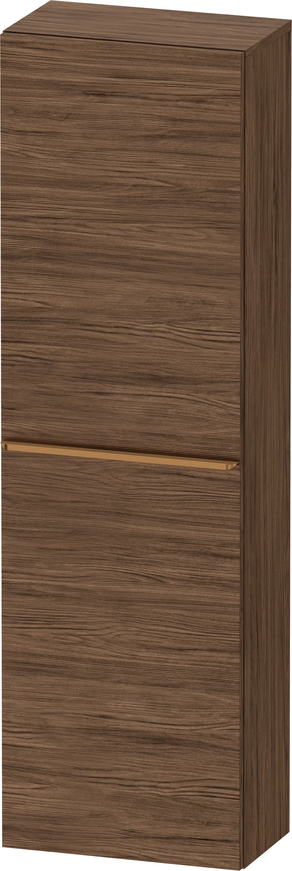 Duravit Halbhochschrank „D-Neo“ 40 × 132 × 24 cm in Nussbaum Dunkel