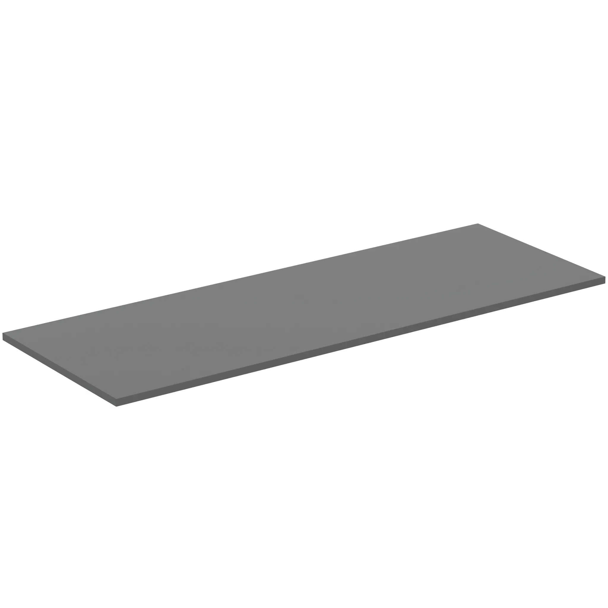 Waschtischplatte i.life B ohne Ausschnitt 1404x506x18mm Weiß matt
