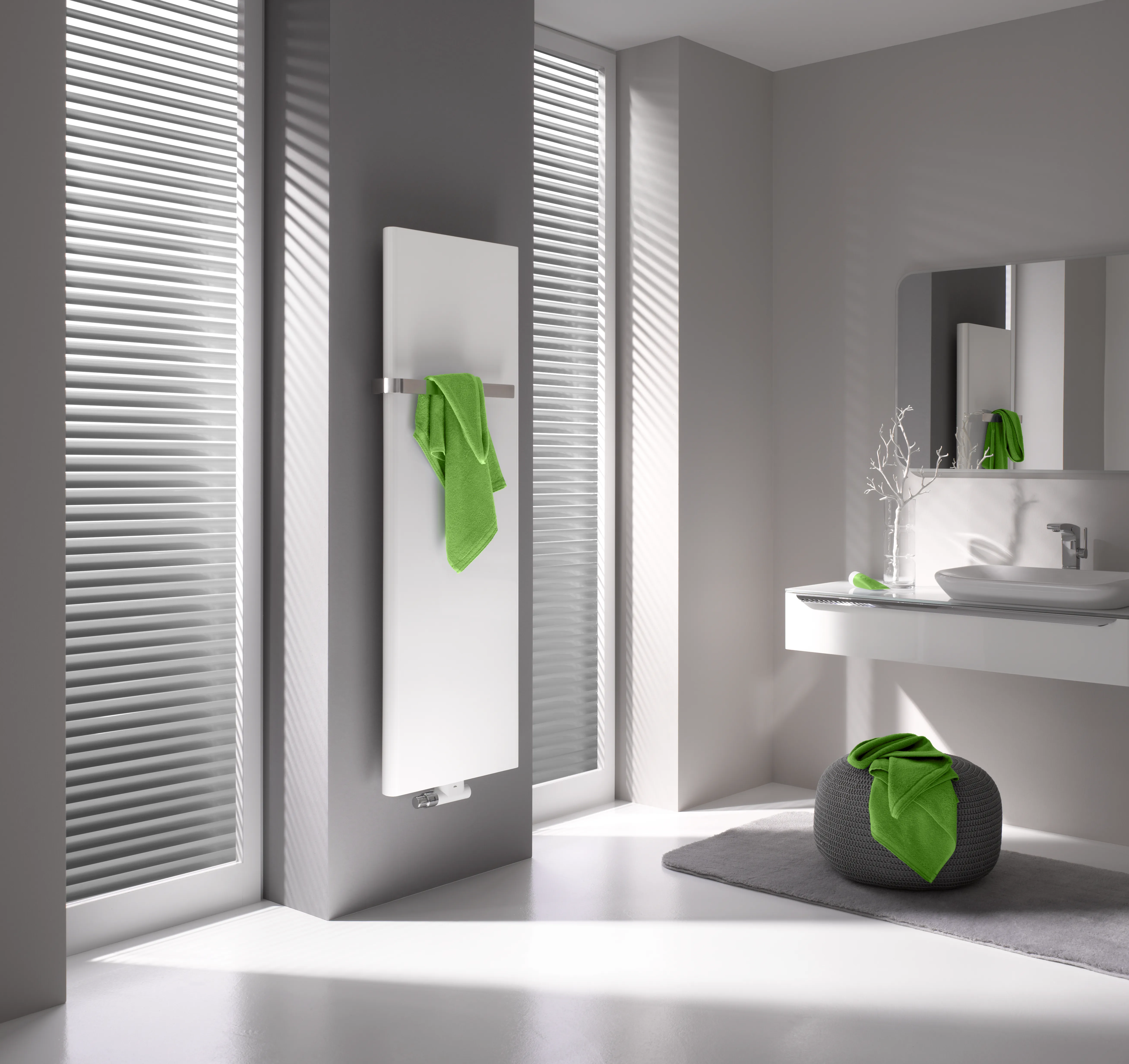 Kermi Design-Heizkörper „Pateo®“ 50 × 152,5 cm in Weiß Kermi Design-Heizkörper „Pateo®“ 50 × 152,5 cm in Weiß