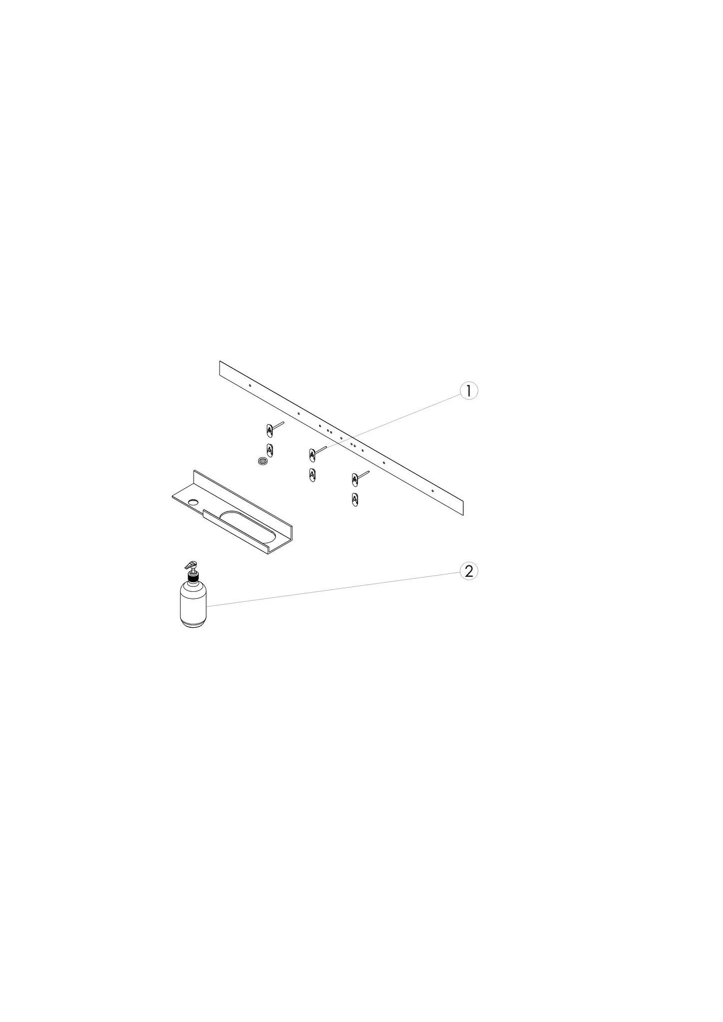 Alape Ablage 400.HT.R 8270321 Mattschwarz pb Alape Ablage 400.HT.R 8270321 Mattschwarz pb