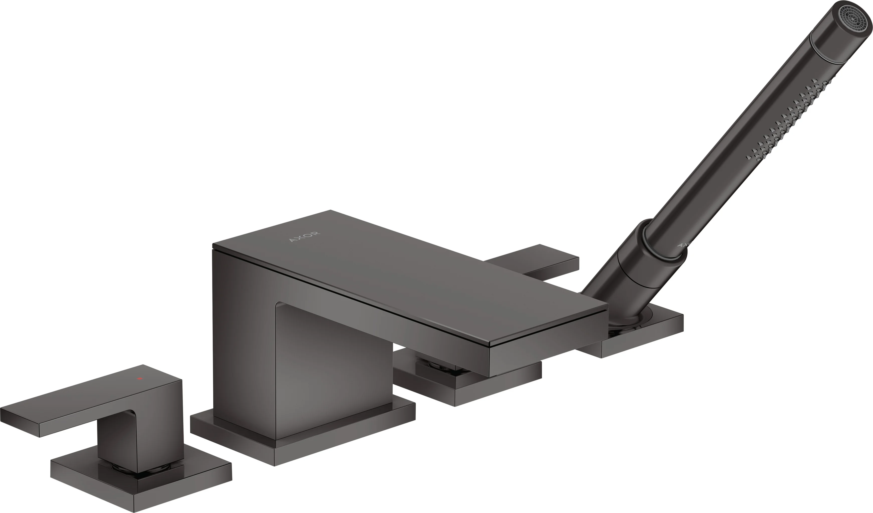 Hansgrohe AXOR MyEdition Platte 200 mm Metall Polished Black Chrome abnehmbar