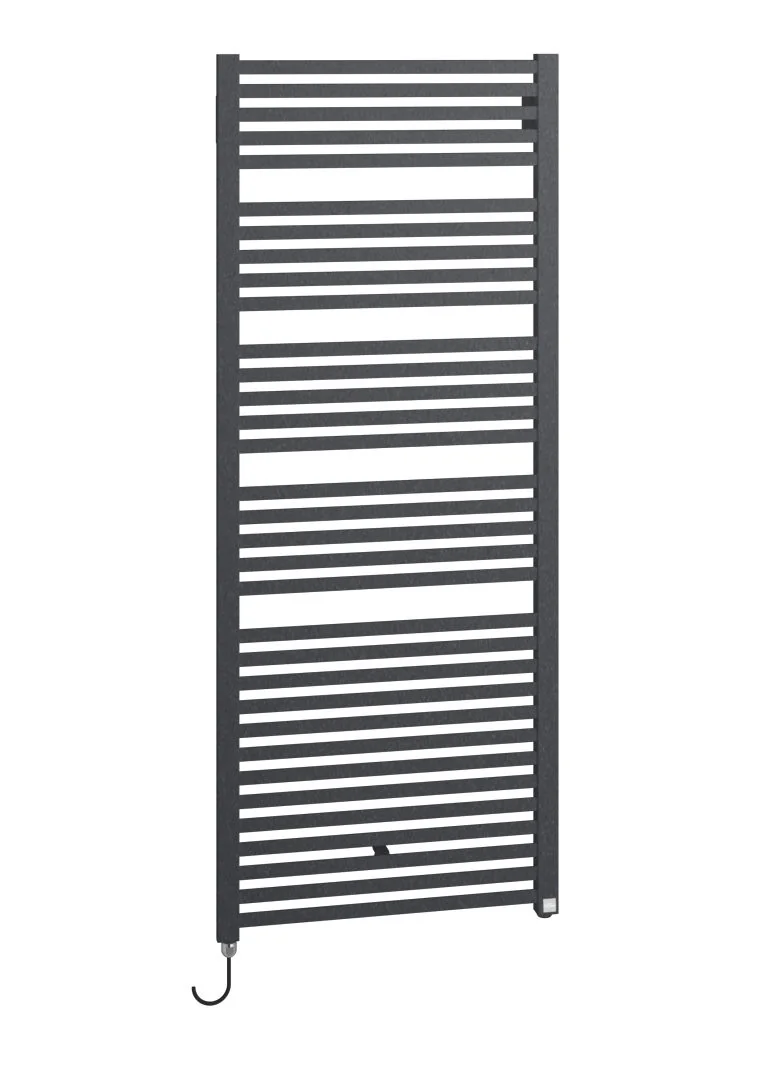 Kermi Design-Elektroheizkörper „Geneo® quadris-E“ 59,6 × 149,4 cm in Anthracite Grey