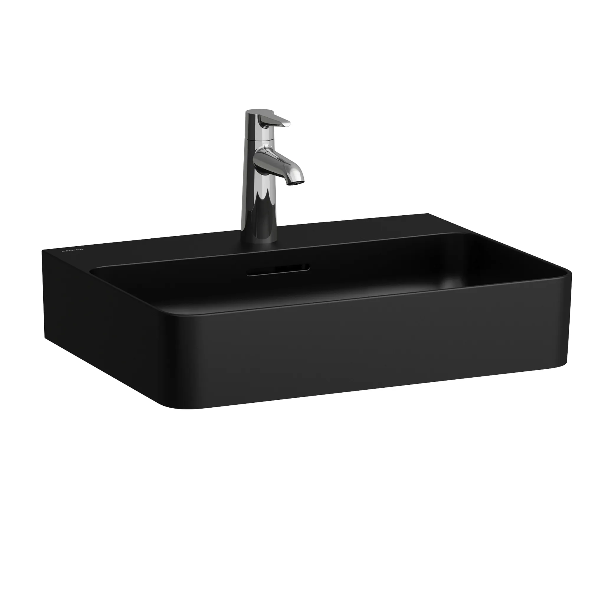 Waschbecken „VAL“ in Schwarz (matt)
