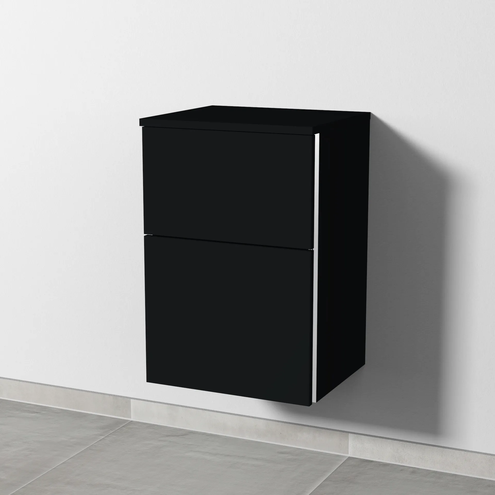 Sanipa Unterschrank „3way“ 400 × 580 × 345 mm in Schwarz (matt)