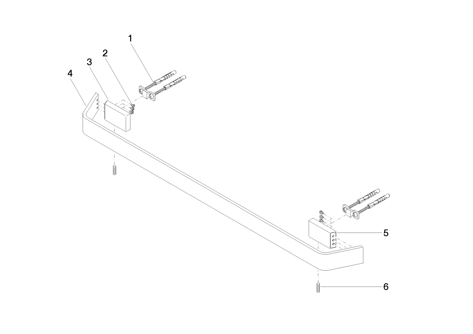 Dornbracht CL.1 Badetuchhalter - Chrom Dornbracht CL.1 Badetuchhalter - Chrom