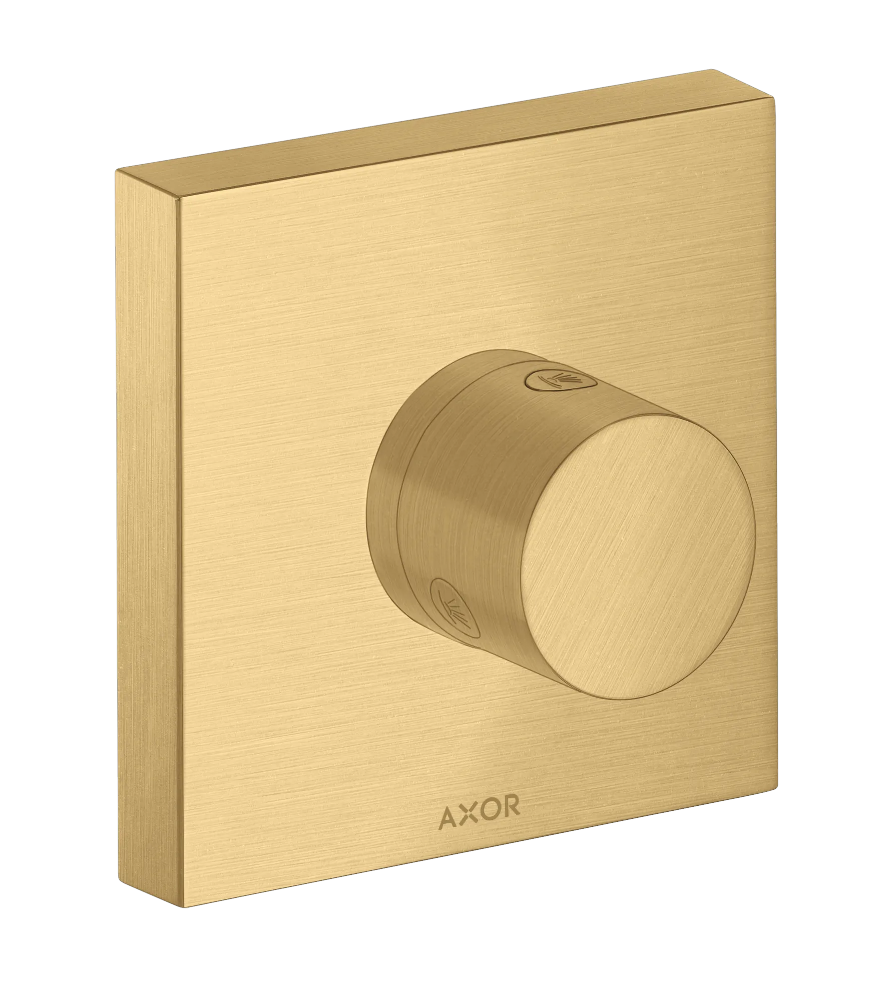 Hansgrohe AXOR Starck Shower Col Armatur AXOR Ventile Trio/ Quattro 120⁄120 Unterputz, Brushed Gold Optic