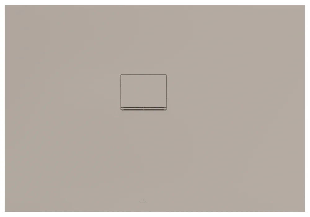 Villeroy & Boch Squaro Infinity Duschwanne UDQ1390SQI2LV 1300x900x40mm Quaryl links EB:li flb Einbau AR Almond