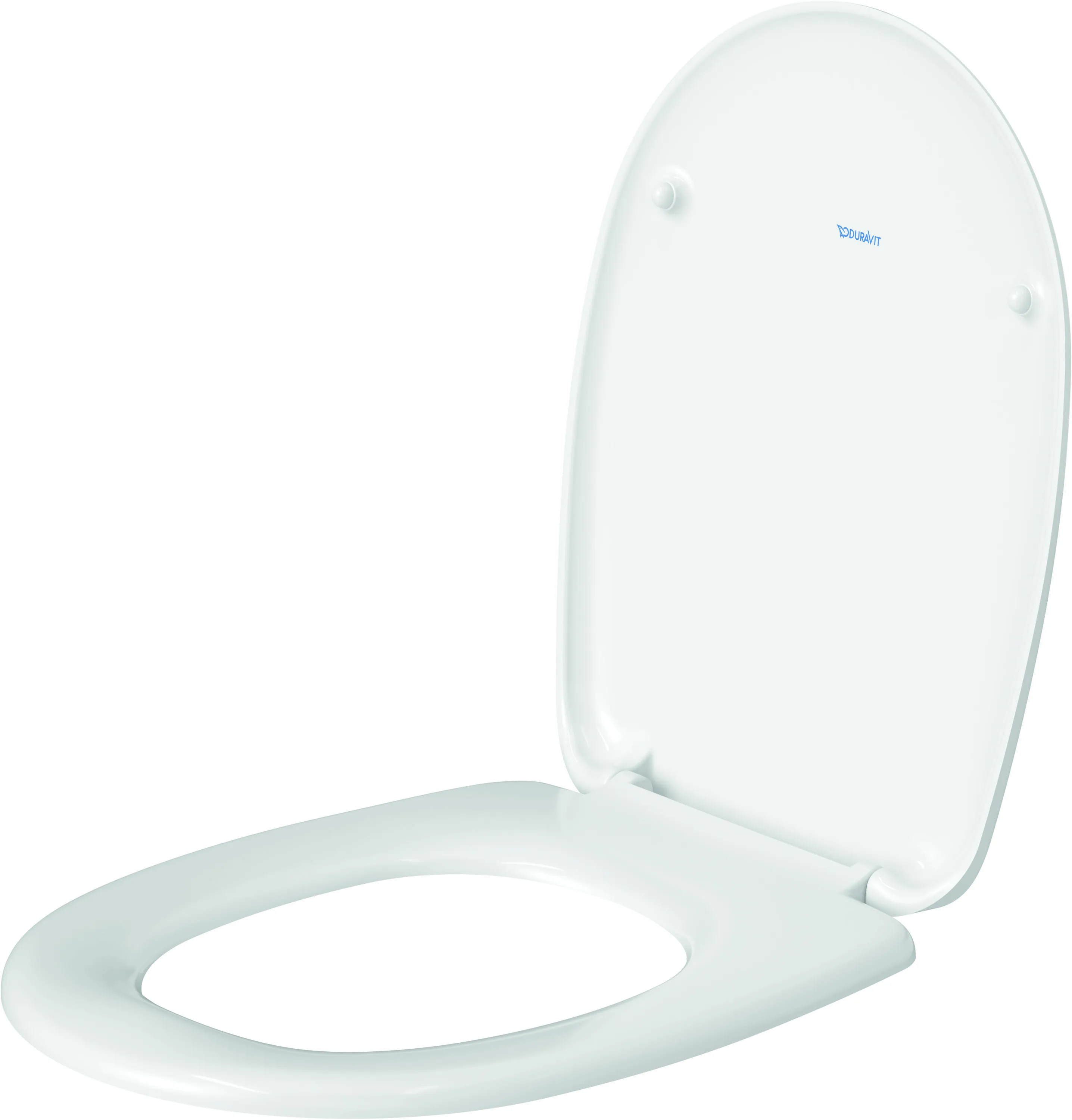 Duravit WC-Sitz „D-Code“ Basic 36 × 44,3 × 3,6 cm in Bahamabeige, Scharniere Kunststoff