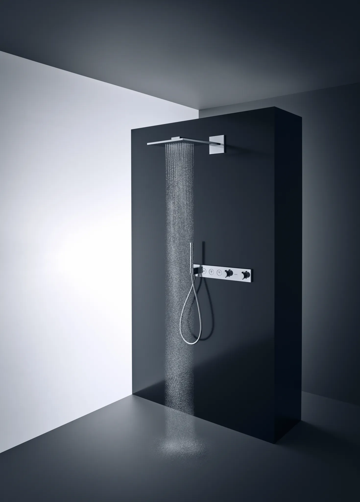 Kopfbrause 300/300 2jet Axor chrom mit Brausearm Kopfbrause 300/300 2jet Axor chrom mit Brausearm