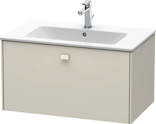 Duravit Waschtischunterschrank wandhängend „Brioso“ 82 × 44,2 × 47,9 cm in Taupe Matt