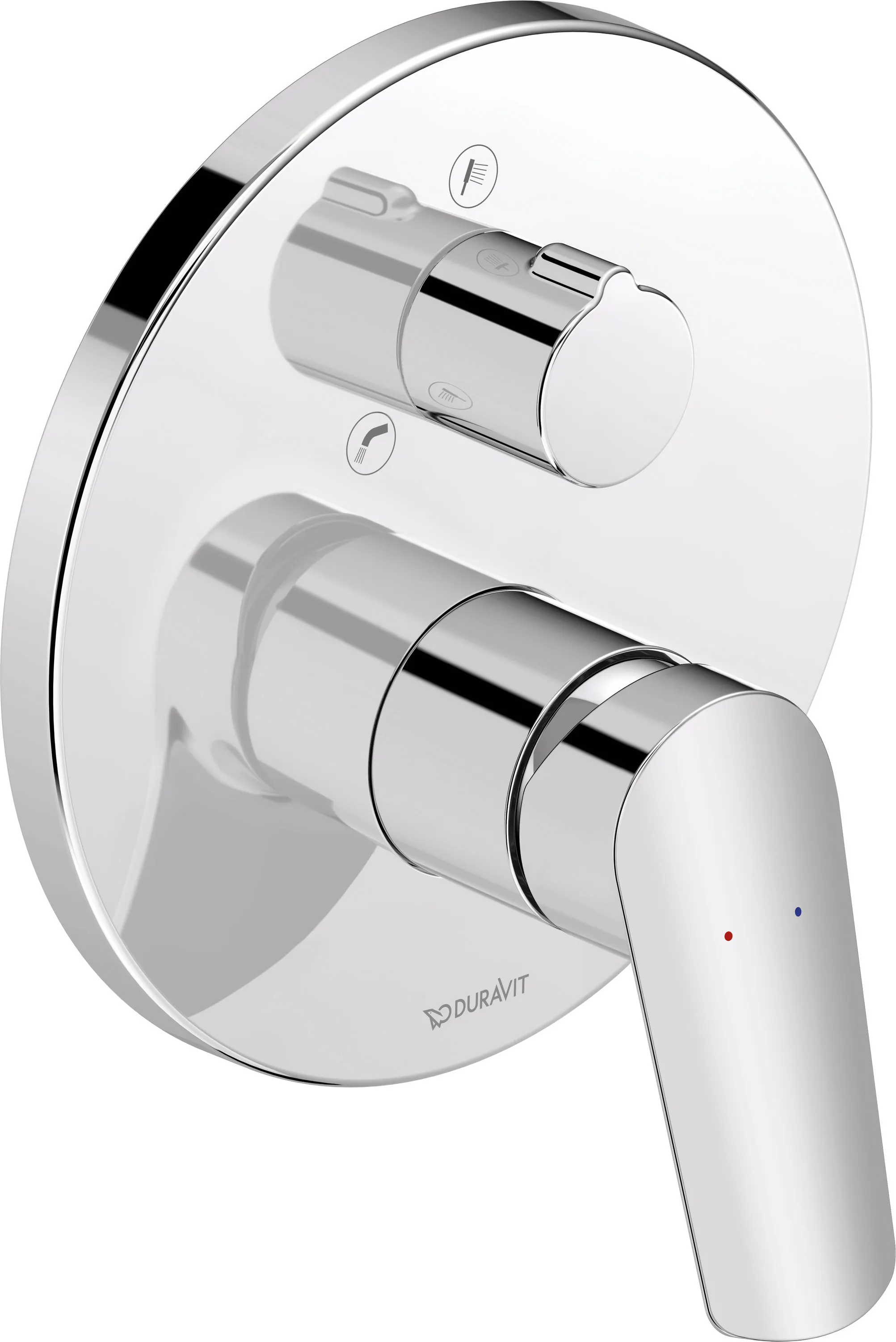Duravit Einhand-Unterputz-Armatur „No.1“ in Chrom Duravit Einhand-Unterputz-Armatur „No.1“ in Chrom