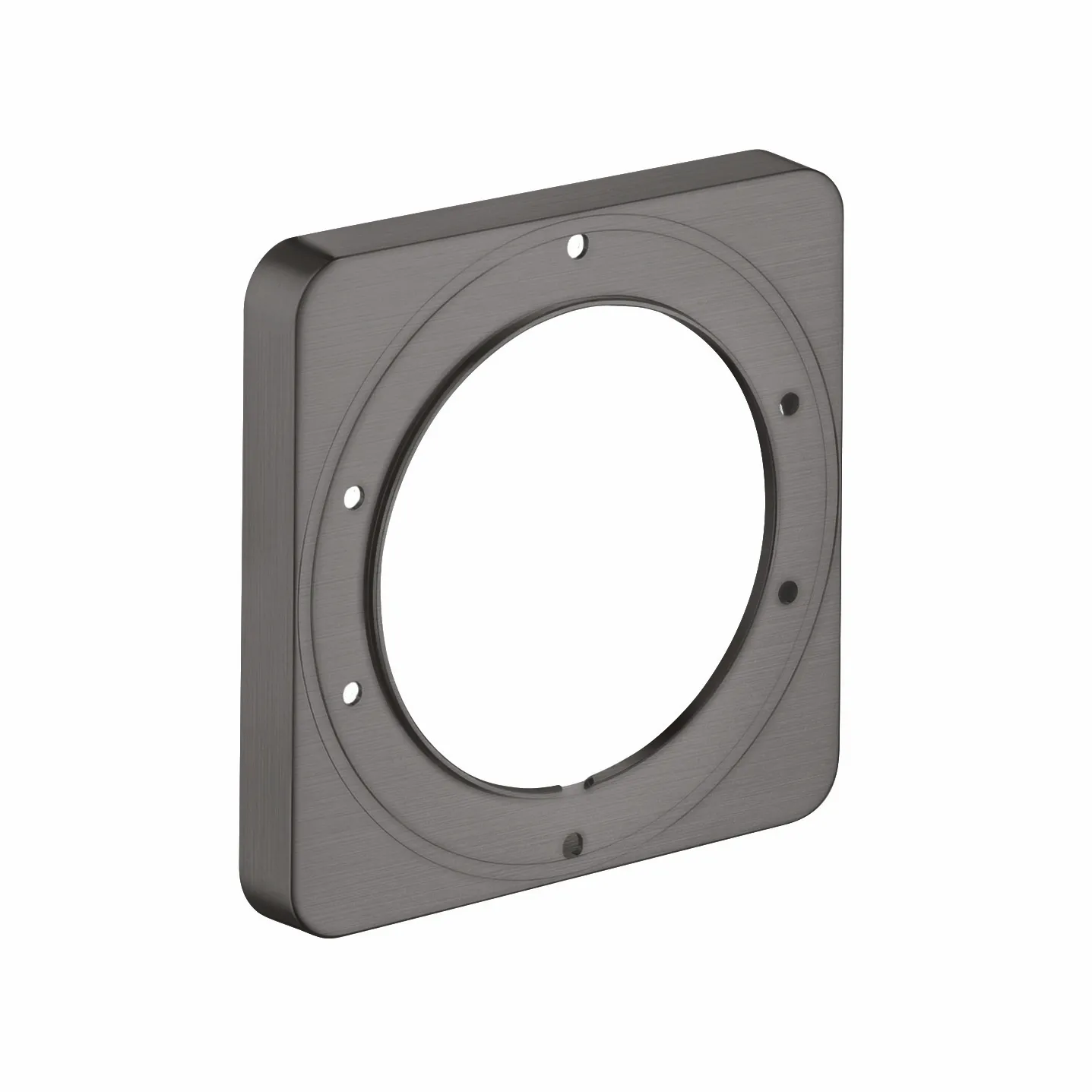 Hansgrohe AXOR Verlängerungsrosette, Brushed Black Chrome, 172 x 172 mm, 22 mm Verlängerung