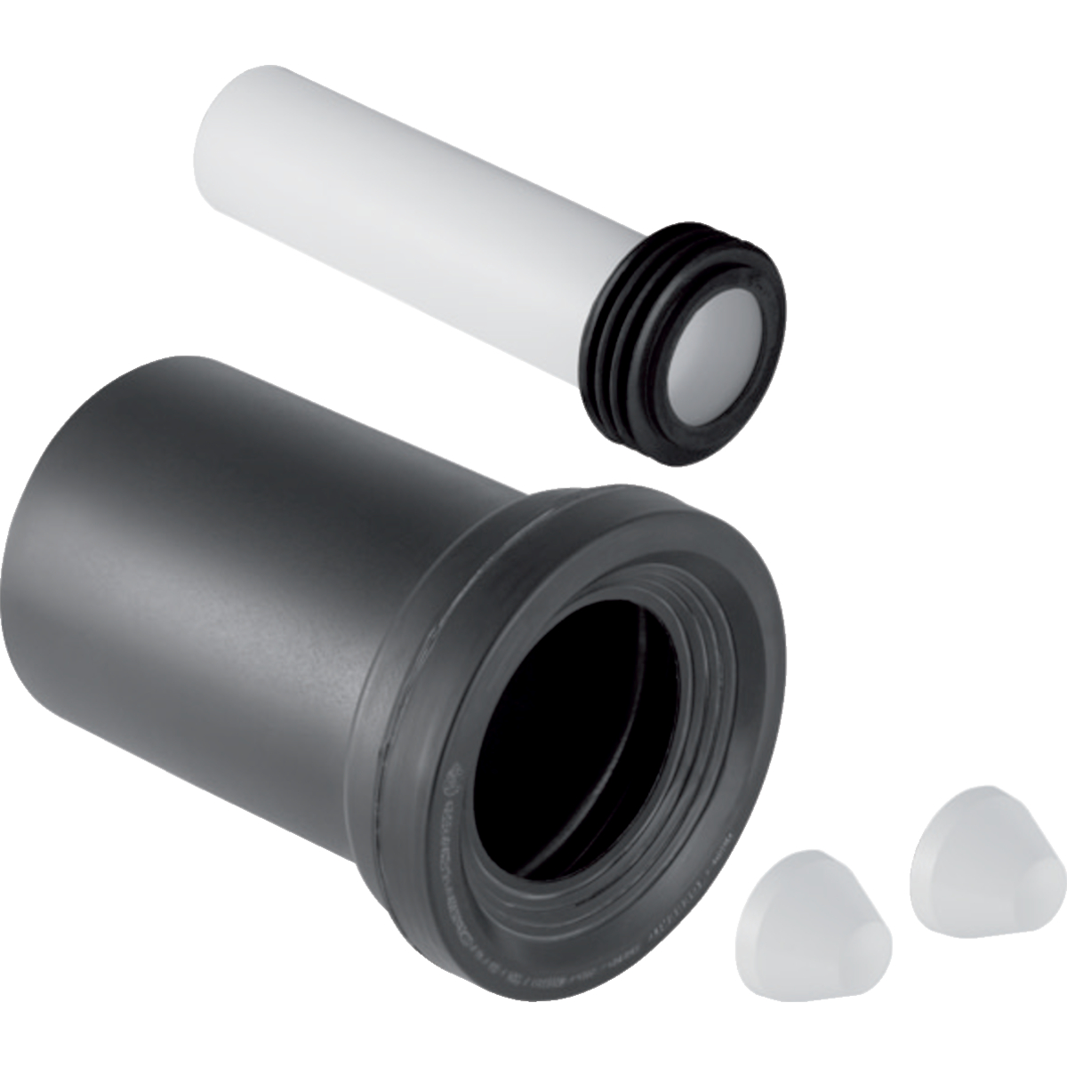 Geberit Anschlussset Durchmesser 90 mm für Wand-WC 185 mm Geberit Anschlussset Durchmesser 90 mm für Wand-WC 185 mm