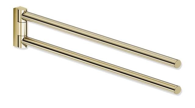 Handtuchhalter des Systems 162, Edelstahl, PVD, Länge 446 mm, in Farbe CK (Messing glänzend) Handtuchhalter des Systems 162, Edelstahl, PVD, Länge 446 mm, in Farbe CK (Messing glänzend)