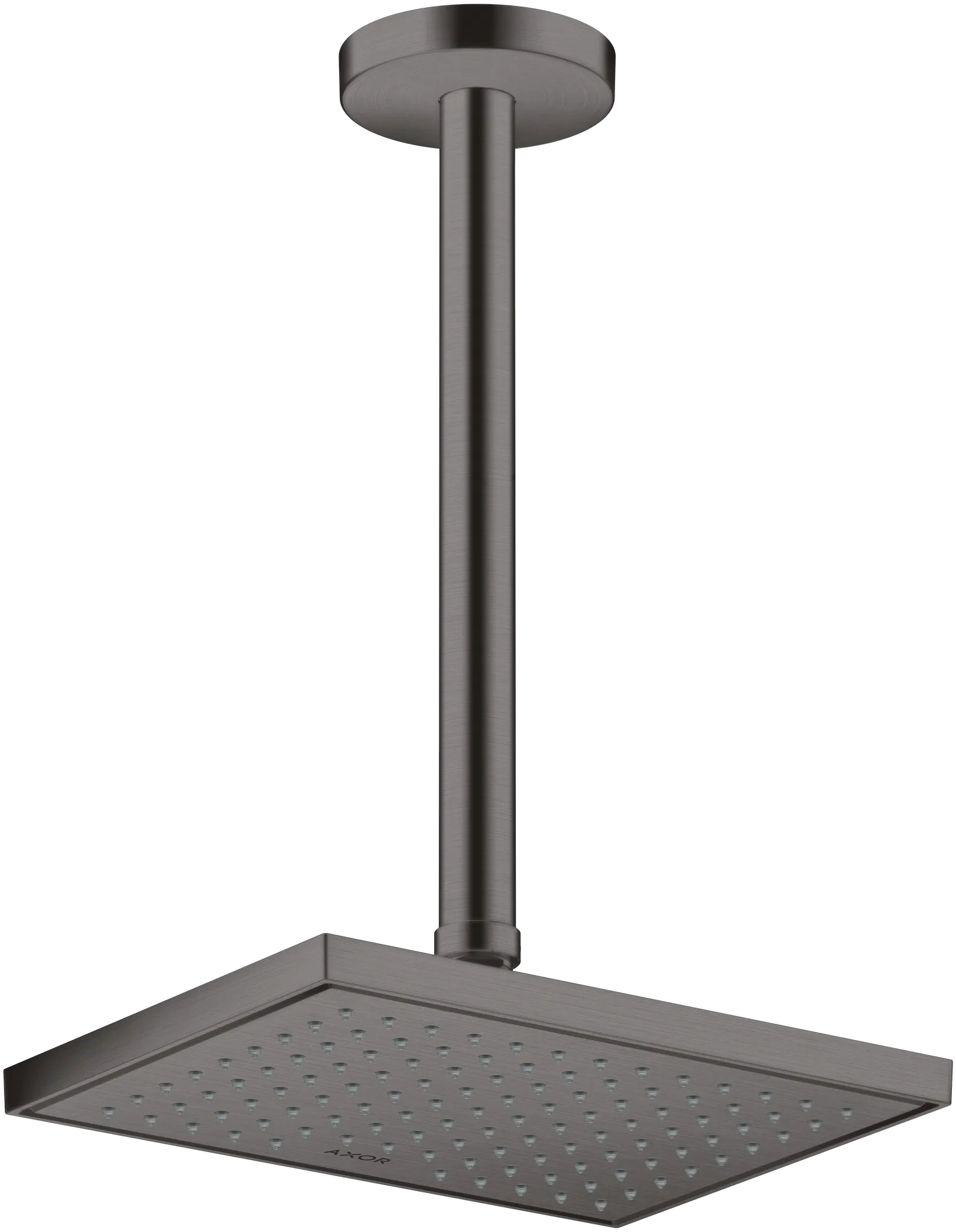 Hansgrohe AXOR ShowerSolutions Kopfbrause 245⁄185 1jet, Brushed Black Chrome Hansgrohe AXOR ShowerSolutions Kopfbrause 245⁄185 1jet, Brushed Black Chrome