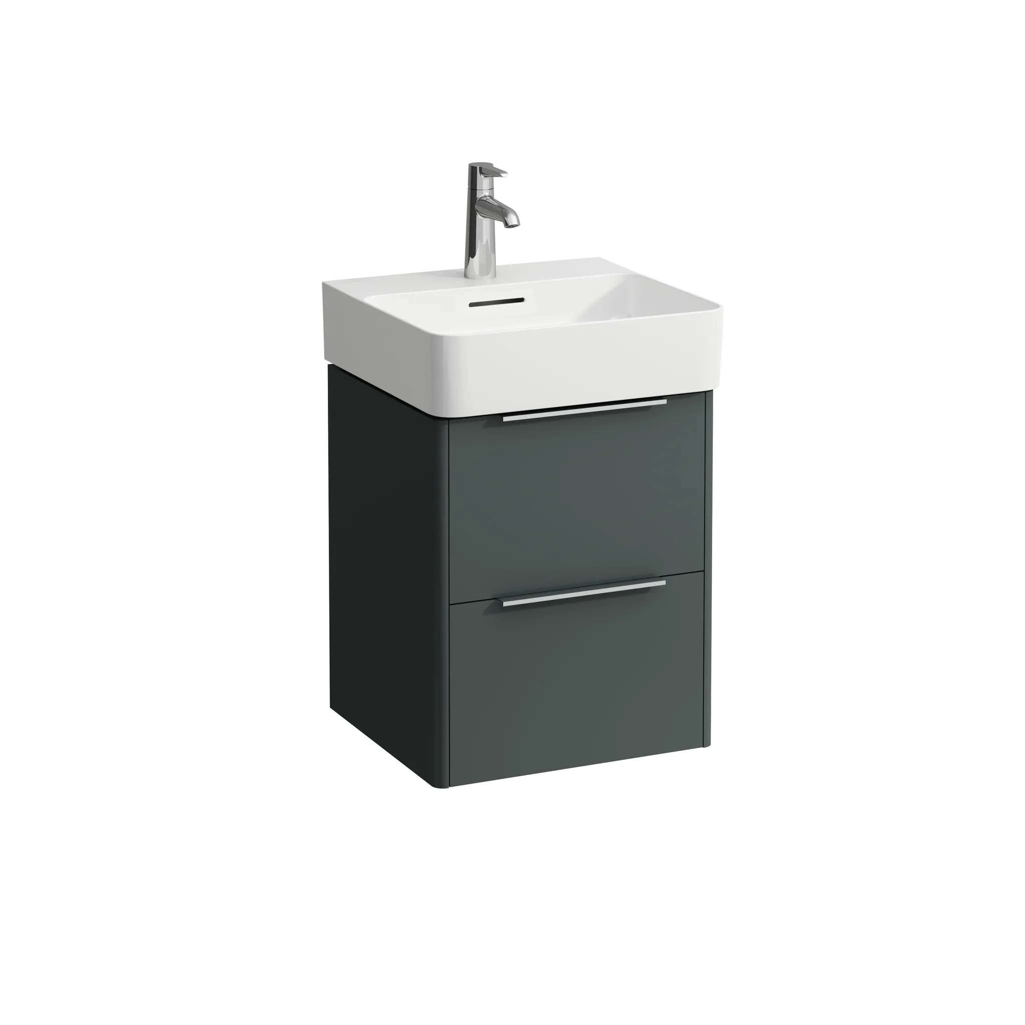 Waschtischunterbau BASE für VAL 391x433x515 2 Schubladen mit Griff aluminium eloxiert für Waschtisch H815281 weiß matt Waschtischunterbau BASE für VAL 391x433x515 2 Schubladen mit Griff aluminium eloxiert für Waschtisch H815281 weiß matt