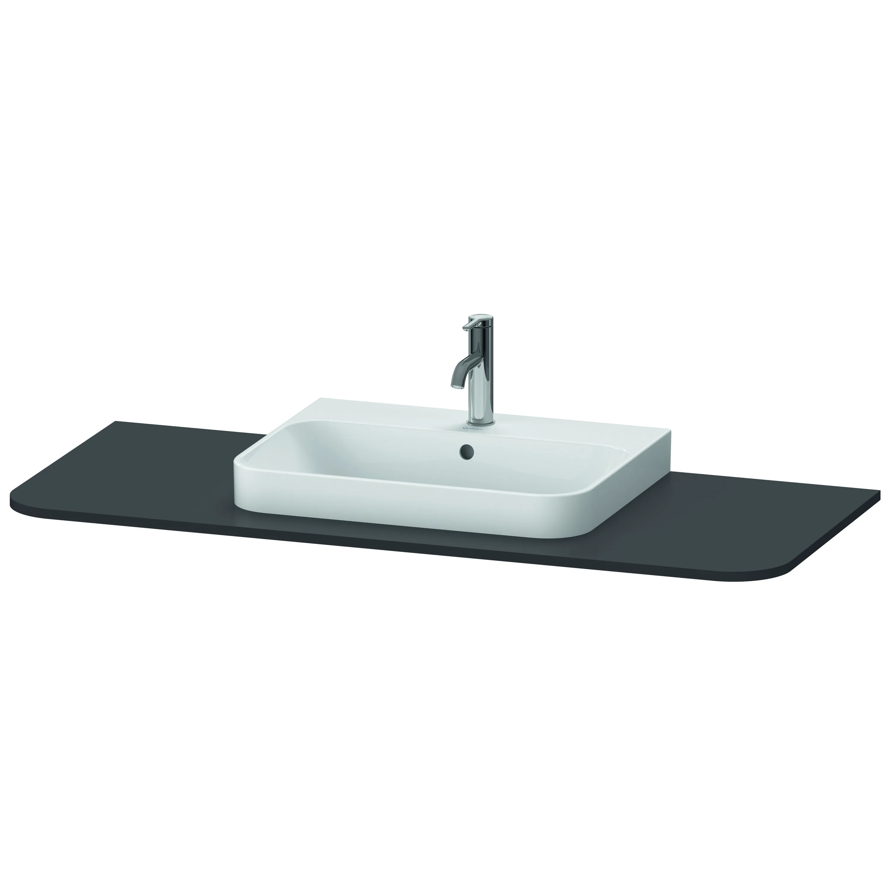 Duravit Konsole „Happy D.2 Plus“ in Graphit Supermatt Duravit Konsole „Happy D.2 Plus“ in Graphit Supermatt