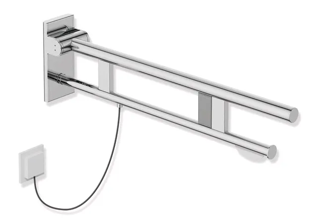 HEWI Stützklappgriff Duo System 900 Edelstahl verchromt 750 mm HEWI Stützklappgriff Duo System 900 Edelstahl verchromt 750 mm