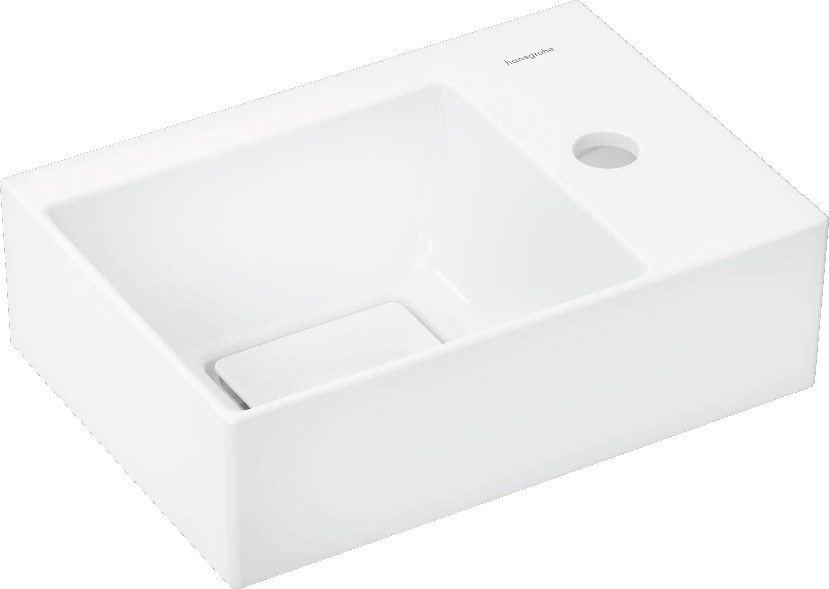 Hansgrohe Xevolos E Handwaschbecken 360x250mm m.Hah.rechts o.Überlauf, SmartClean weiß Hansgrohe Xevolos E Handwaschbecken 360x250mm m.Hah.rechts o.Überlauf, SmartClean weiß