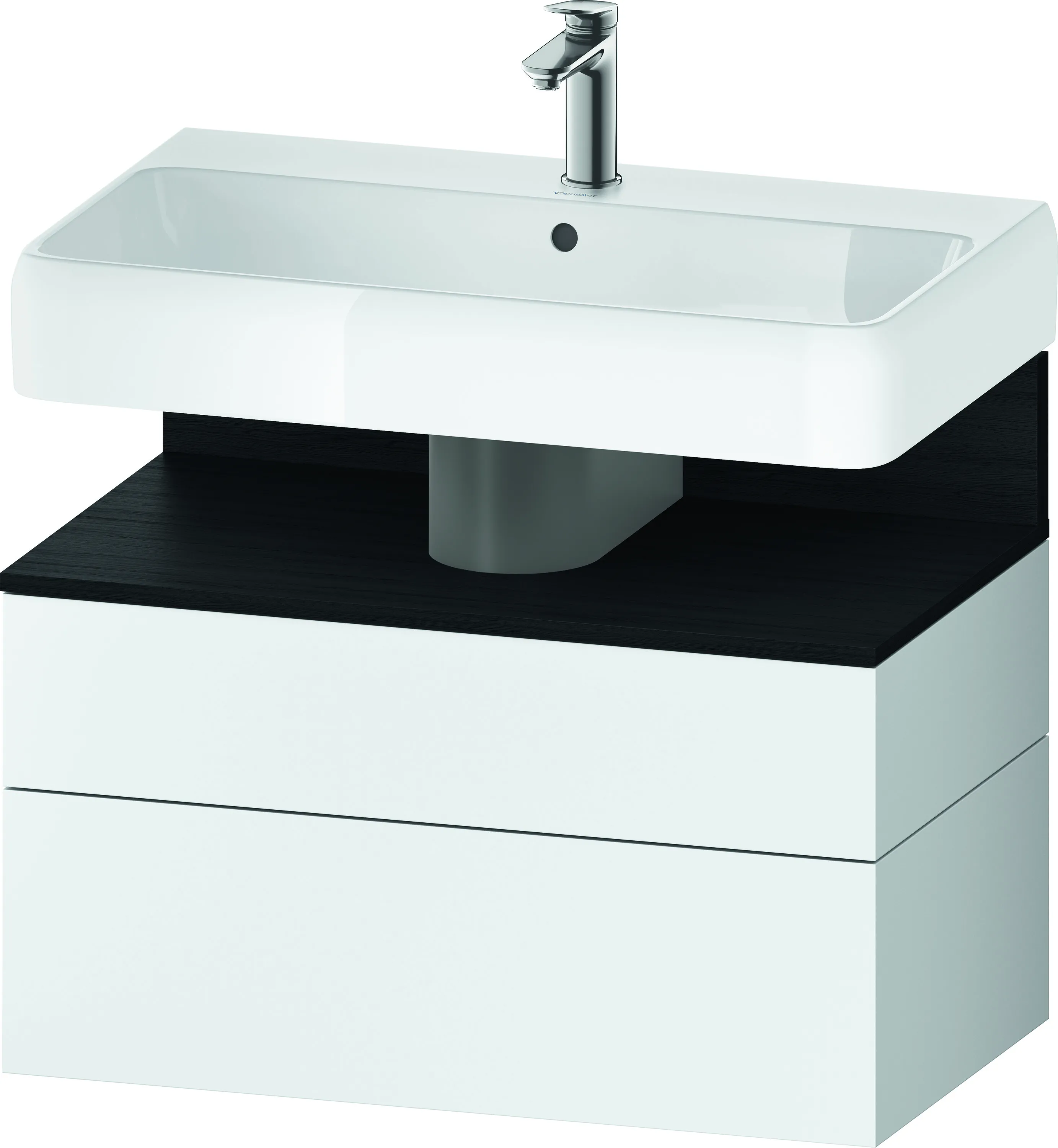 Duravit Waschtischunterschrank wandhängend „Qatego“ 79 × 59 × 47 cm in, mit Beleuchtung Duravit Waschtischunterschrank wandhängend „Qatego“ 79 × 59 × 47 cm in, mit Beleuchtung