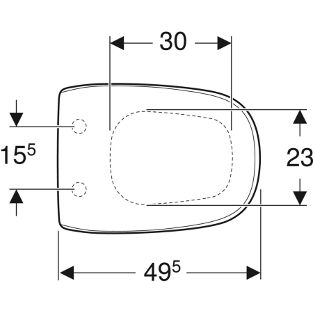 Geberit WC-Sitz ehemals Keramag „Citterio“, Quick Release, Soft Closing, Befestigung von oben Geberit WC-Sitz ehemals Keramag „Citterio“, Quick Release, Soft Closing, Befestigung von oben