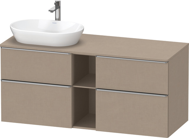 Duravit Waschtischunterschrank wandhängend „D-Neo“ 140 × 66,4 × 55 cm