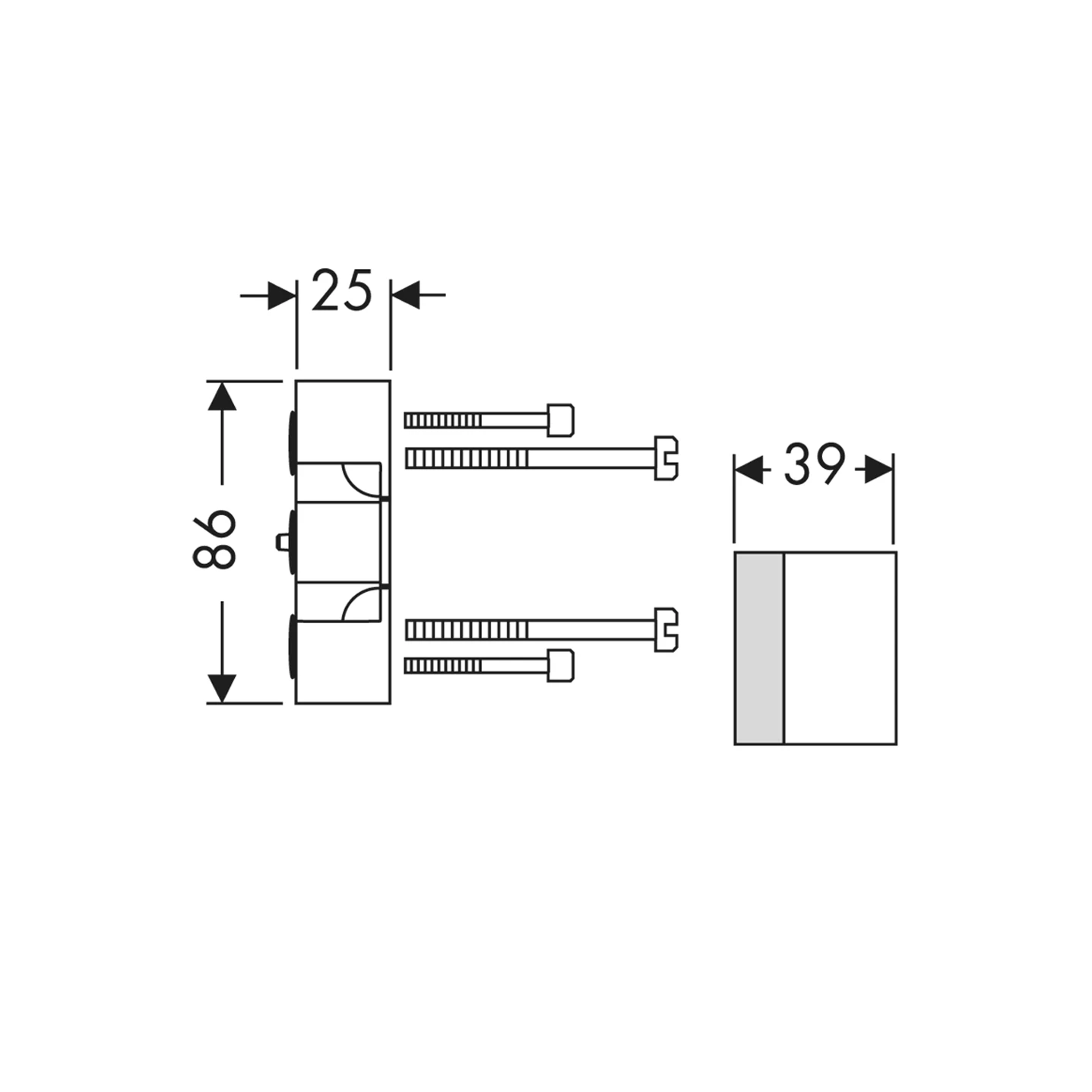 HG Verlängerungsset iBox universal 25mm ( )