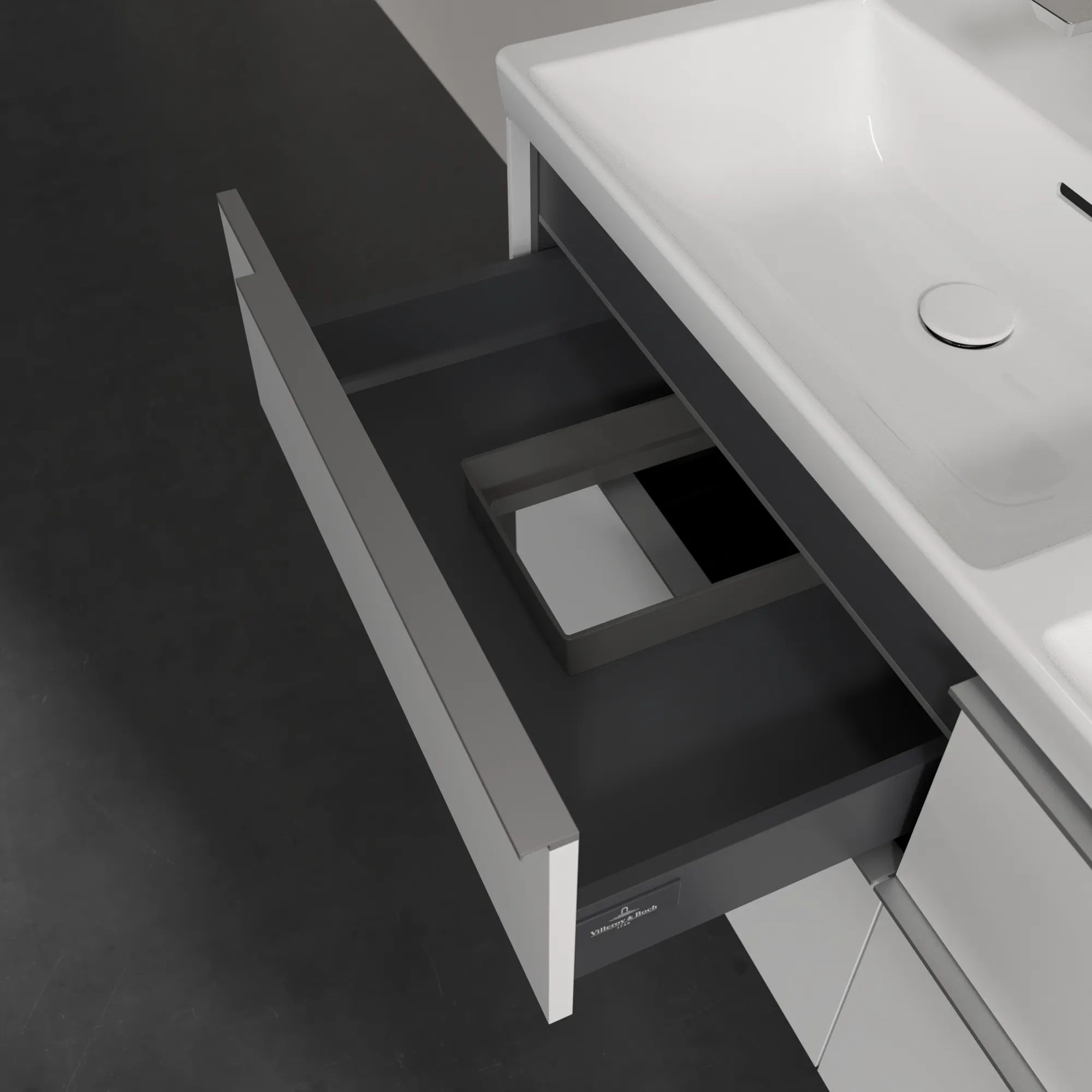 Villeroy & Boch Subway 3.0 Waschbeckenunterschrank C568L0, 1272 x 576 x 478 mm, Brilliant White