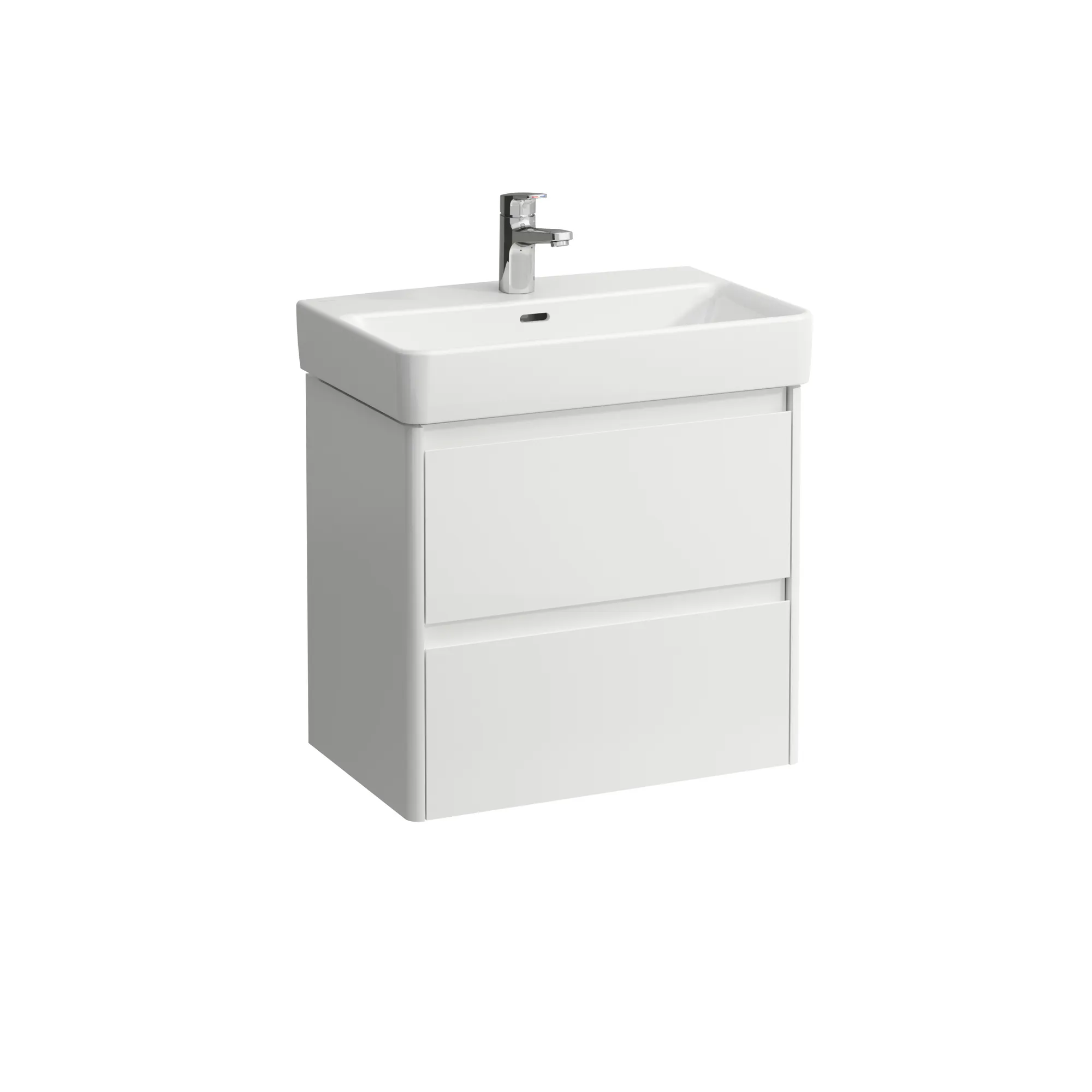 Laufen Waschtischunterbau BASE 2.0, PRO S 361x572x515, 2 Schubladen, Griffmulde, WT H818959, COMPACT weiß glänzend Laufen Waschtischunterbau BASE 2.0, PRO S 361x572x515, 2 Schubladen, Griffmulde, WT H818959, COMPACT weiß glänzend
