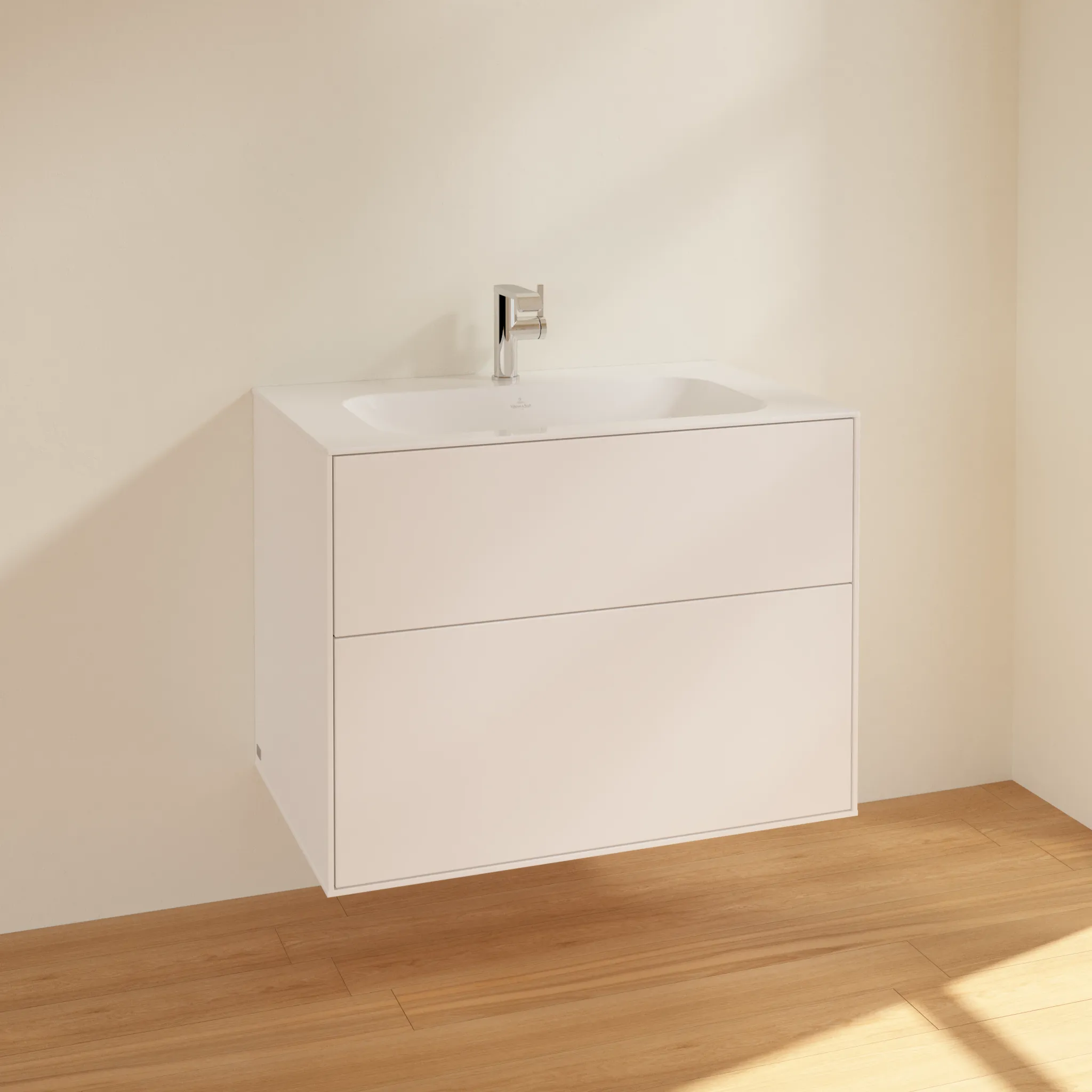 Villeroy & Boch Finion Waschbeckenunterschrank F01, 796x591x498mm, White Matt Lacquer