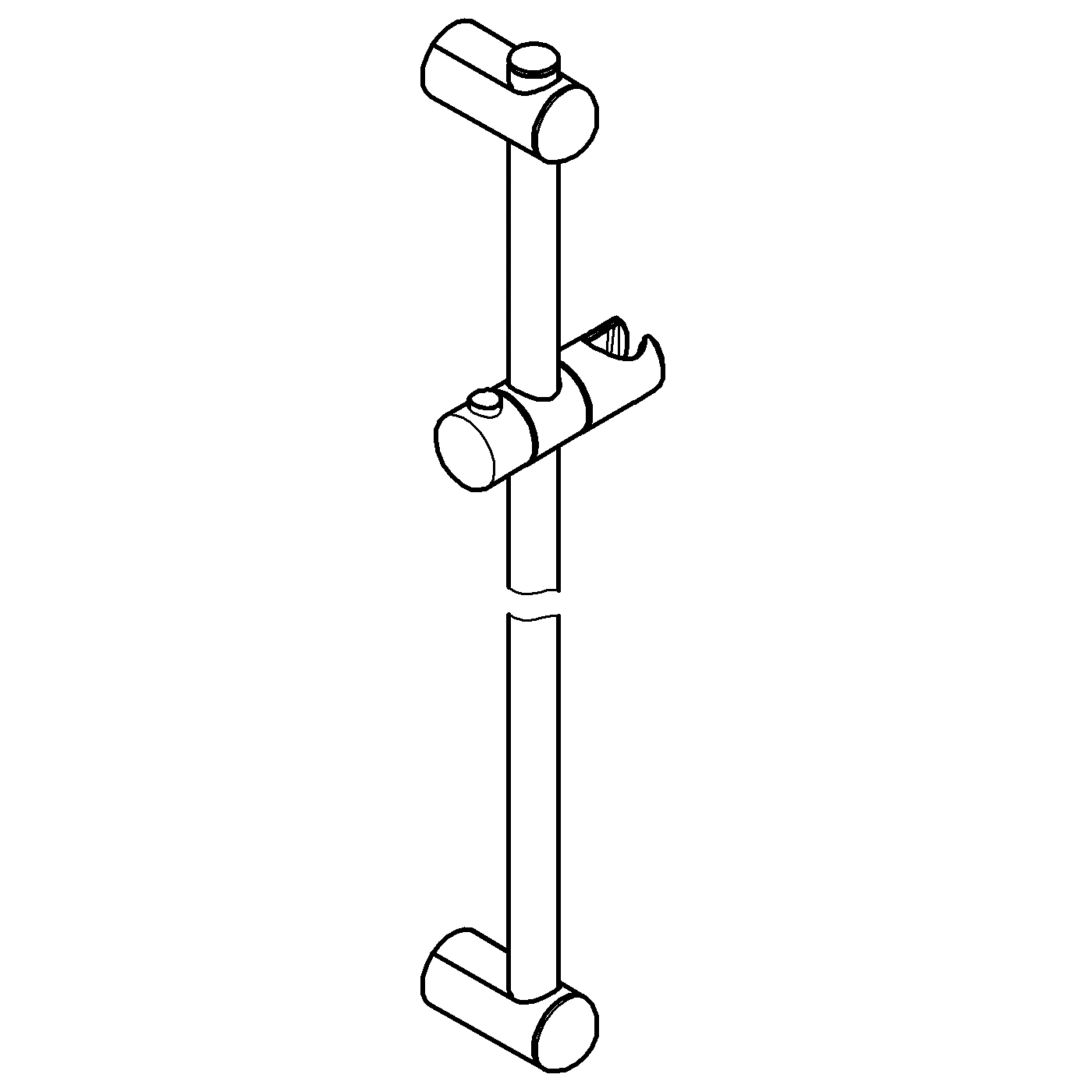 Brausestange Euphoria 27500, 900 mm, chrom