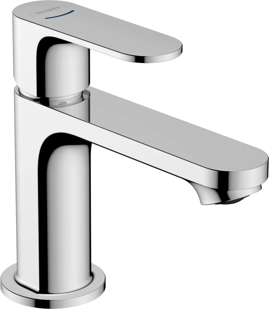 Rebris S Standventil 80 mit Hebelgriff für Kaltwasser oder vorgemischtes Wasser ohne Ablaufgarnitur, Chrom